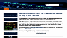 What Study-ccna.com website looked like in 2023 (This year)