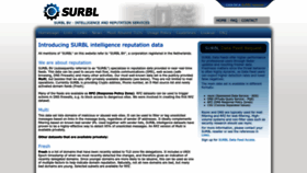 What Surbl.org website looked like in 2023 (This year)