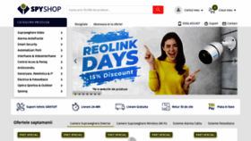 What Spy-shop.ro website looked like in 2023 (This year)