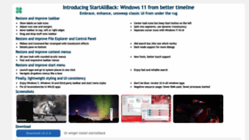 What Startallback.com website looked like in 2023 (This year)