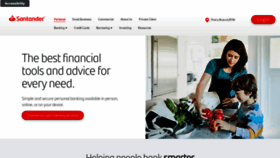 What Santanderbank.com website looked like in 2023 (This year)