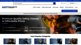 What Safetygearpro.com website looked like in 2023 (This year)