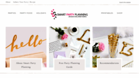 What Smartpartyplanning.com website looked like in 2023 (This year)