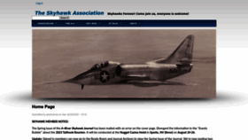 What Skyhawk.org website looked like in 2023 (This year)