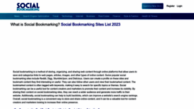 What Socialbookmarkingwebsite.com website looked like in 2023 (This year)
