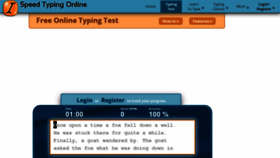 What Speedtypingonline.com website looked like in 2023 (This year)