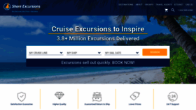 What Shoreexcursionsgroup.com website looked like in 2023 (This year)