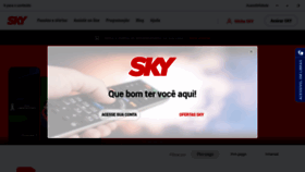 What Sky.com.br website looked like in 2023 (This year)