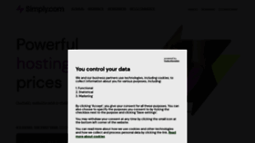 What Simply.com website looked like in 2023 (2 years ago)