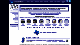 What Speechwire.com website looked like in 2023 (This year)