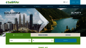 What Salamair.com website looked like in 2023 (This year)