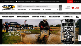 What Sip-scootershop.com website looked like in 2023 (This year)