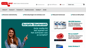 What Surfspot.nl website looked like in 2023 (This year)