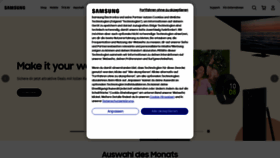 What Samsung.de website looked like in 2023 (This year)