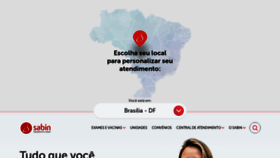 What Sabin.com.br website looked like in 2023 (2 years ago)