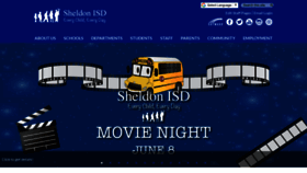 What Sheldonisd.com website looked like in 2023 (This year)