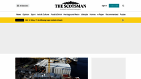 What Scotsman.com website looked like in 2023 (This year)