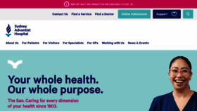 What Sah.org.au website looked like in 2023 (This year)