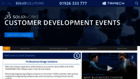 What Solidsolutions.co.uk website looked like in 2023 (This year)