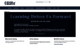 What Sdbor.edu website looked like in 2023 (This year)