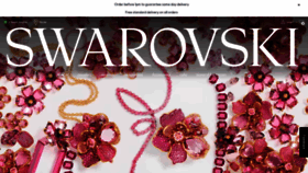 What Swarovski.sa website looked like in 2023 (This year)