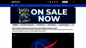 What Space.com website looked like in 2023 (This year)
