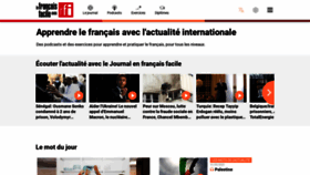 What Savoirs.rfi.fr website looked like in 2023 (This year)