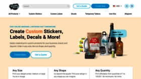What Stickeryou.com website looked like in 2023 (This year)