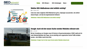 What Seo-suedwest.de website looked like in 2023 (This year)