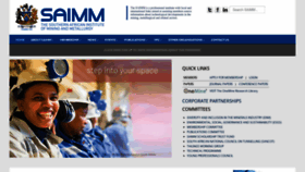 What Saimm.co.za website looked like in 2023 (This year)