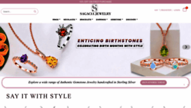 What Sagaciajewelry.com website looked like in 2023 (This year)