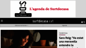 What Surtdecasa.cat website looked like in 2023 (This year)