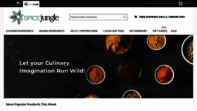 What Spicejungle.com website looked like in 2023 (2 years ago)