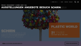 What Schirn.de website looked like in 2023 (This year)