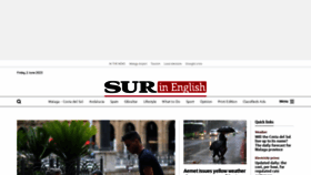 What Surinenglish.com website looked like in 2023 (This year)