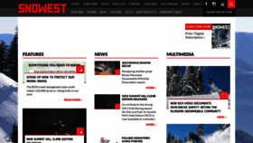 What Snowest.com website looked like in 2023 (This year)