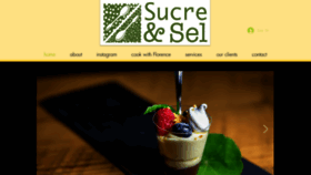 What Sucre-sel.com website looked like in 2023 (This year)