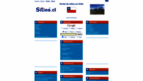 What Sitios.cl website looked like in 2023 (This year)