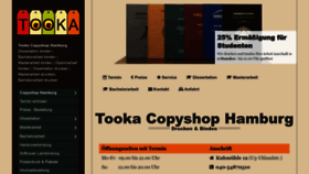 What Studenten-copyshop.hamburg website looked like in 2023 (This year)