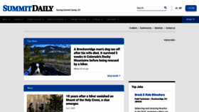 What Summitdaily.com website looked like in 2023 (This year)