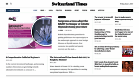 What Switzerlandtimes.ch website looked like in 2023 (This year)