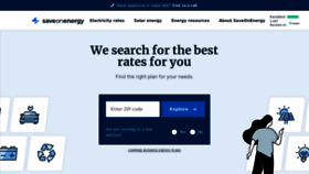 What Saveonenergy.com website looked like in 2023 (This year)