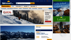 What Skiresort.de website looked like in 2023 (This year)