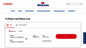 What Stenaline.se website looked like in 2023 (This year)