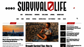 What Survivallife.com website looked like in 2023 (This year)