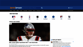 What Sportspyder.com website looked like in 2023 (This year)