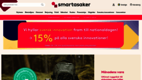What Smartasaker.se website looked like in 2023 (This year)