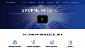 What Shopmetrics.com website looked like in 2023 (This year)