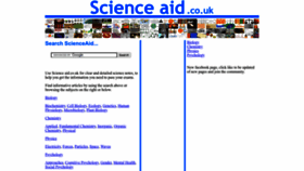 What Scienceaid.co.uk website looked like in 2023 (This year)