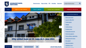 What Senec.sk website looked like in 2023 (This year)